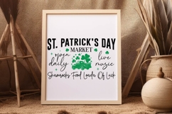 St. patrick’s Day Market Open Daily Live Sign SVG Design Product Image 3