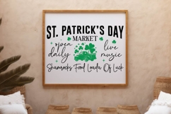 St. patrick’s Day Market Open Daily Live Sign SVG Design Product Image 2