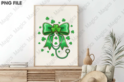 St Patrick’s Day Nurse Coquette Bow Png Product Image 3