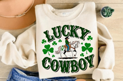 Lucky Cowboy PNG, Howdy St Patrick’s Day PNG Product Image 2