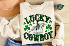 Lucky Cowboy PNG, Howdy St Patrick’s Day PNG Product Image 2