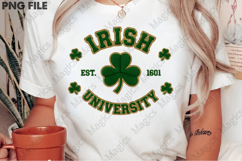 St Patrick’s Day PNG, Irish University Shamrock Product Image 2