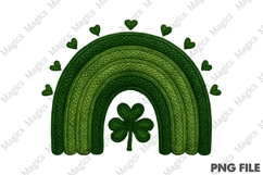 St. Patrick's Day Rainbow Embroidery Png Product Image 1