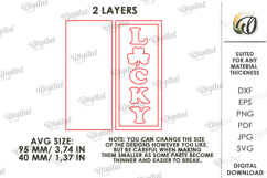 St Patricks Day Tiered Tray Laser Cut. Wall Decor SVG Product Image 2