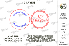 St Patricks Day Tiered Tray Laser Cut. Wall Decor SVG Product Image 2