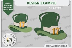 St Patrick&#039;s Day Tiered Tray Laser Cut Bundle. Lucky Charm Product Image 4