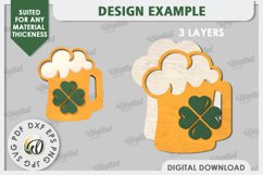 Interchangeable Stand St Patrick&#039;s Day Laser Cut Product Image 8