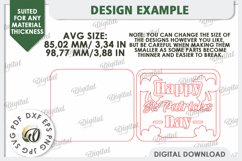 St Patrick&#039;s Day Sign Laser Cut. Lucky Charm Tiered Tray SVG Product Image 3