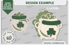 Interchangeable Stand St Patrick&#039;s Day Laser Cut Product Image 8