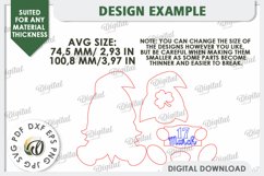St Patrick&#039;s Day Gnome LaserCut. Lucky Charm Tiered Tray SVG Product Image 3