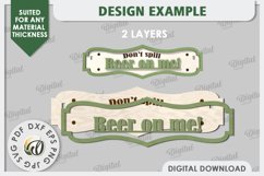 St Patrick&#039;s Day Sign Laser Cut. Lucky Charm Tiered Tray SVG Product Image 3