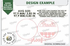 St Patrick&#039;s Day Sign Laser Cut. Lucky Charm Tiered Tray SVG Product Image 3
