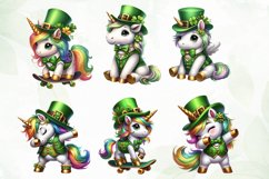 St Patrick’s Day Unicorns Sublimation Product Image 3