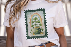 St. Patrick’s Day Vintage Postage Stamp Clipart Product Image 2