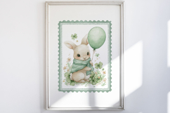 St. Patrick’s Day Vintage Postage Stamp Clipart Product Image 5