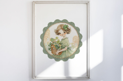 St. Patrick’s Day Vintage Postage Stamp Clipart Product Image 5