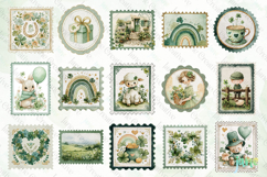 St. Patrick’s Day Vintage Postage Stamp Bundle Product Image 6