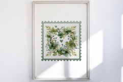 St. Patrick’s Day Vintage Postage Stamp Clipart Product Image 5