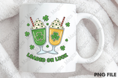 St Patrick's Frappe Drinks Png Design Product Image 4