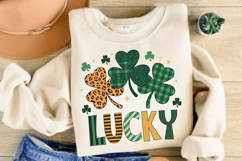 St. Patrick Lucky Leopard Heart PNG, Lucky Saint Patrick PNG Product Image 3