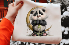 st patrick's Panda Clipart Product Image 2