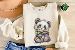 St Patrick's Panda Clipart Product Image 2