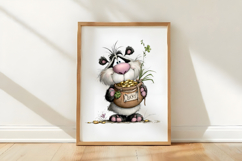 st patrick's Panda Clipart Product Image 3