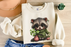 St Patrick's Raccoon Clipart Product Image 2