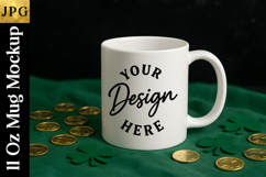 St Patrick Sublimation Mug Mockup  