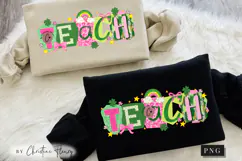 Preppy Ransom Teach PNG | St Patrick's Day PNG Product Image 12