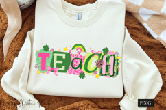 Preppy Ransom Teach PNG | St Patrick's Day PNG Product Image 3