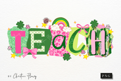 Preppy Ransom Teach PNG | St Patrick's Day PNG Product Image 5