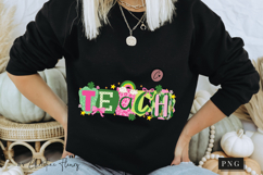 Preppy Ransom Teach PNG | St Patrick's Day PNG Product Image 7