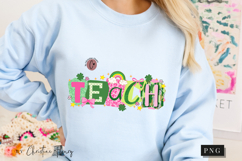 Preppy Ransom Teach PNG | St Patrick's Day PNG Product Image 9