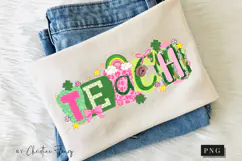 Preppy Ransom Teach PNG | St Patrick's Day PNG Product Image 10