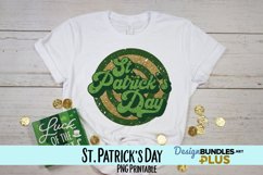St. Patrick's Day Round Sublimation PNG Product Image 1