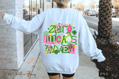 Zero Lucks Given Funny St Patricks Day PNG Product Image 6