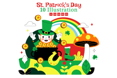 10 Happy St. Patrick's Day Illustration Product Image 1