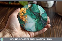 GorgeousSt Patricks Round Coaster design.