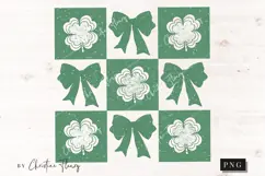Retro St Patrick's Day PNG, Irish Shamrock PNG Product Image 4
