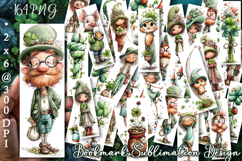 St Patrick's Day Bookmark Sublimation Design Product Image 1