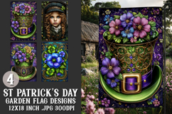 St Patrick's Day Garden Flag, Celtic, Irish Garden Flags, 12 Product Image 1