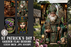 St Patrick's Day Garden Flag, Celtic, Irish Garden Flags, 14 Product Image 1