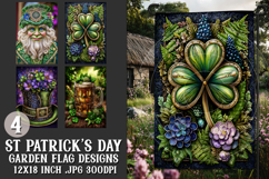 St Patrick's Day Garden Flag, Celtic, Irish Garden Flags, 15 Product Image 1