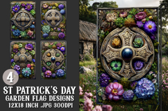 St Patrick's Day Garden Flag, Celtic, Irish Garden Flags, 17 Product Image 1
