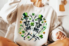 Skeleton Funny St Patricks PNG, St Patrick&#039;s Day PNG, Lucky Product Image 3