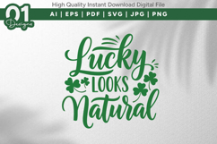Lucky Looks Natural SVG Design Product Image 1