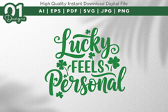 Lucky Feels Personal SVG Design Product Image 1