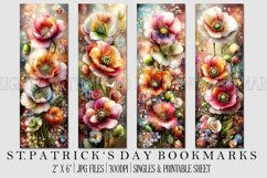 St Patrick's Day Bookmarks, Irish Bookmark Printable, s13 Product Image 1