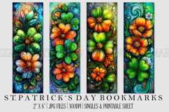 St Patrick's Day Bookmarks, Irish Bookmark Printable, s16 Product Image 1